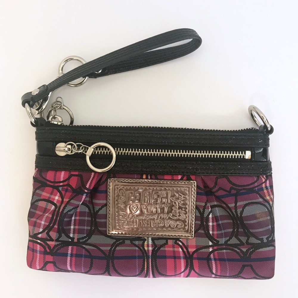 Coach Poppy Collection Wristlet Clutch